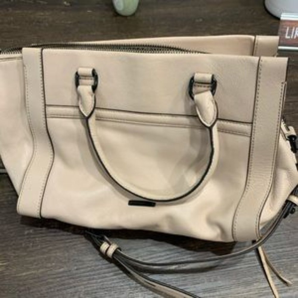 Rebecca Minkcoff Leather Baby Pink Crossbody Tote - Picture 3 of 7